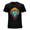 thumbnail image 1 of Psychedelic Alien Magic Mushrooms T-Shirt Trippy Space Tee Men, 1 of 5