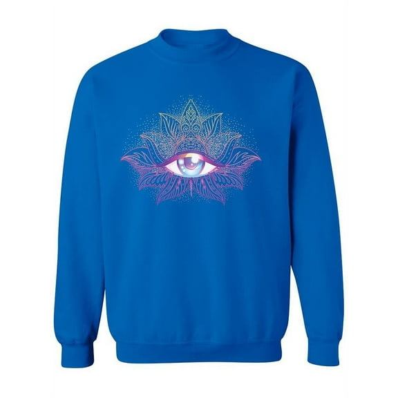 Psychedelic All Seeing Eye Sweatshirt Women -Image by Shutterstock, Female Small