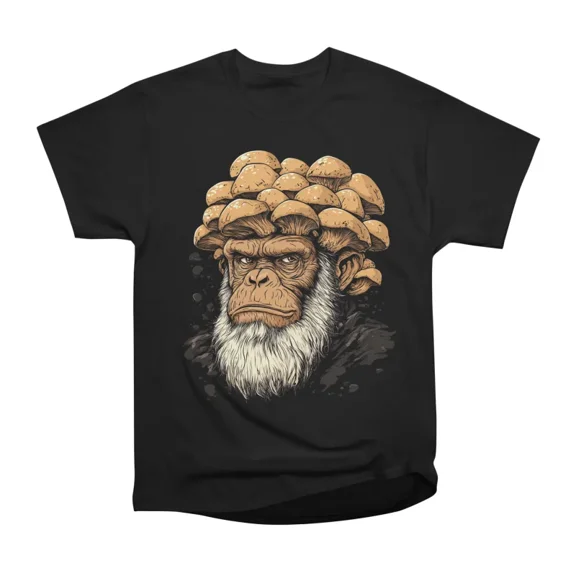 Psychedelic Ape T-Shirt Tee Gift For Him Merch For Her Apparel For Friend