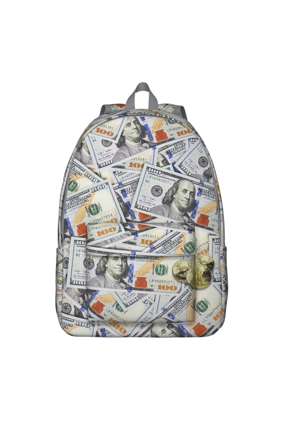 Psychedelic Art Backpack, Colorful Abstract Fashion Bag with Rainbow Gradient, Pop Art, and Vintage Graffiti Pattern for Teens and Adults