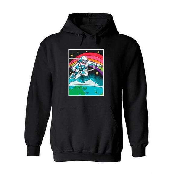 Psychedelic Astronaut  Hoodie Women -Image by Shutterstock, Female XX-Large