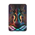 thumbnail image 1 of Psychedelic Chess Chessboard Art Acrylic Fridge Magnets Decorative Refrigerator Magnets for Kitchen Office Whiteboard Locker, 1 of 8