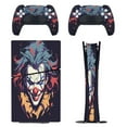 thumbnail image 1 of Psychedelic Clown Joker PS5/PS5 Pro/PS5 Slim Digital Disc Skin Sticker For Console And Controller Skins, 1 of 7