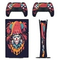 thumbnail image 1 of Psychedelic Clown Joker PS5/PS5 Pro/PS5 Slim Digital Disc Skin Sticker For Console And Controller Skins, 1 of 7