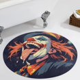 thumbnail image 1 of Psychedelic Clown Joker Round Carpet Circle Rug Outdoor Patio Area Rug Washable Large Area Rugs Hallway Room Decor Fitness Mats, 1 of 8
