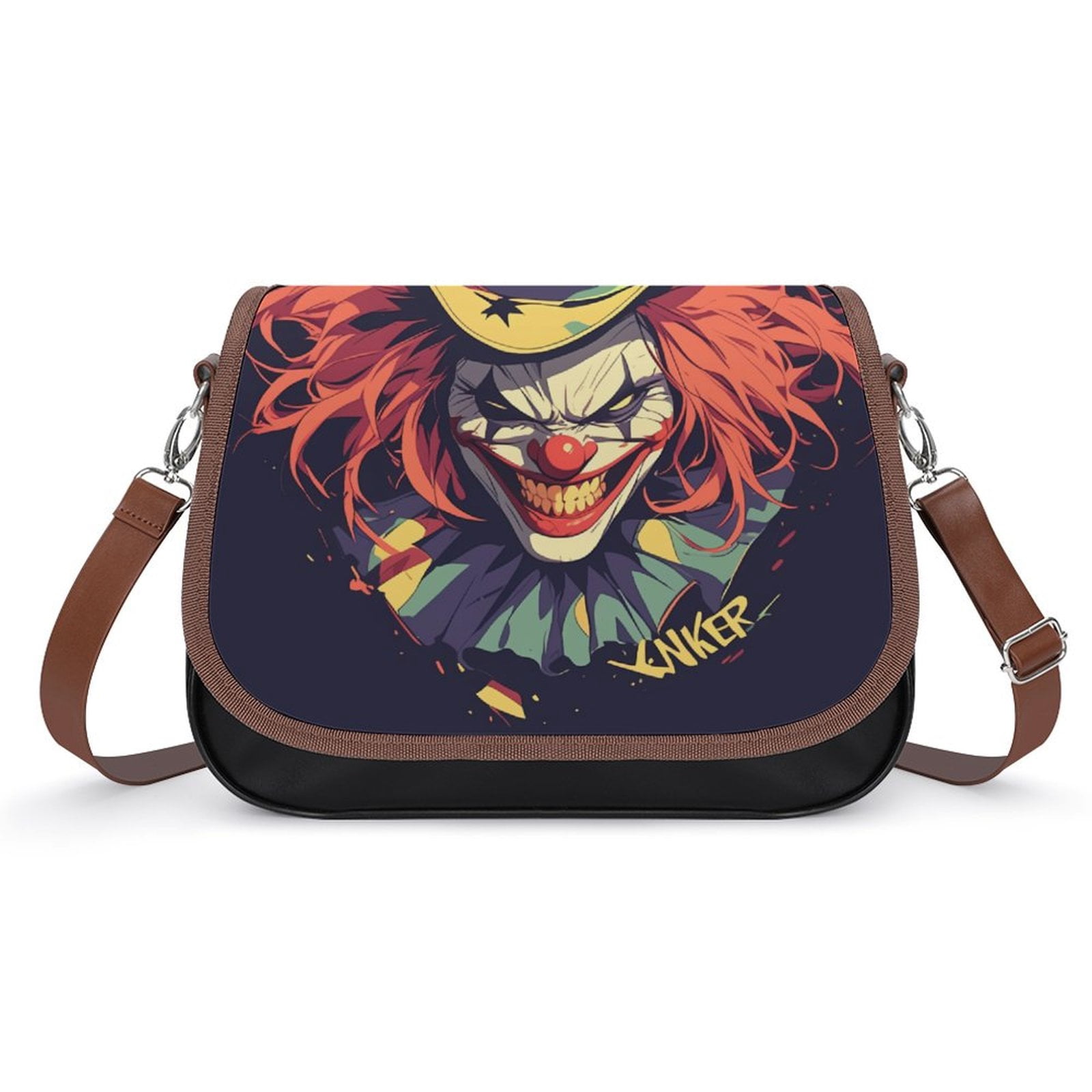 Clown Scary Pattern Print Crossbody bags main image 1