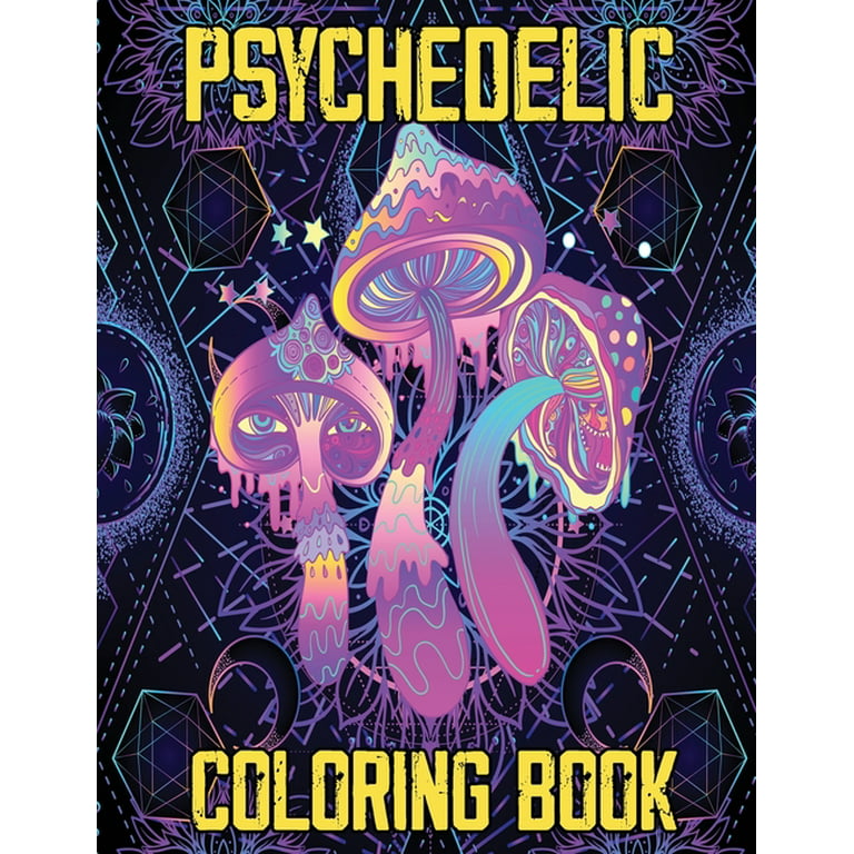 Princess Stoner Coloring Book: Psychedelic Coloring Book for
