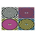 thumbnail image 1 of Psychedelic Cutting Board, Pop Art Style Hypnotic Design Swirling Patterns with Eye in Centre Dizzy Focus, Decorative Tempered Glass Cutting and Serving Board, Large Size, Multicolor, by Ambesonne, 1 of 5