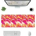 thumbnail image 1 of Psychedelic Liquid -Mouse Pad, Big Desk Mat, Extended Gaming Mouse Pad, Mouse Mat with Non-Slip Rubber Base ＆ Stitched, 31.5 X 11.8 in Large Desk Pad for Keyboard, Mouse, Home and Office, 1 of 5