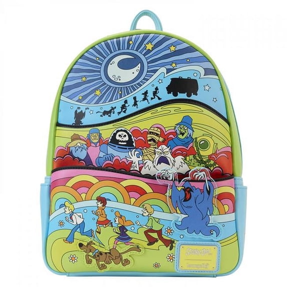 Psychedelic Monsters Mini Backpack by Loungefly, Multi Color