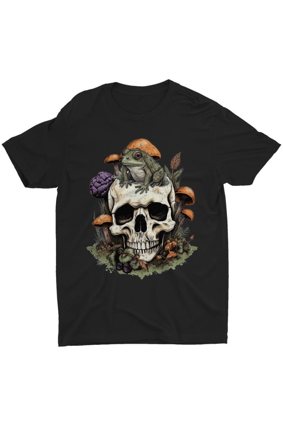 Psychedelic Mushroom Frog Vintage Graphic Shirt Unisex, Trippy Festival Tee, Colorful Art Outfit, Hippie Gift