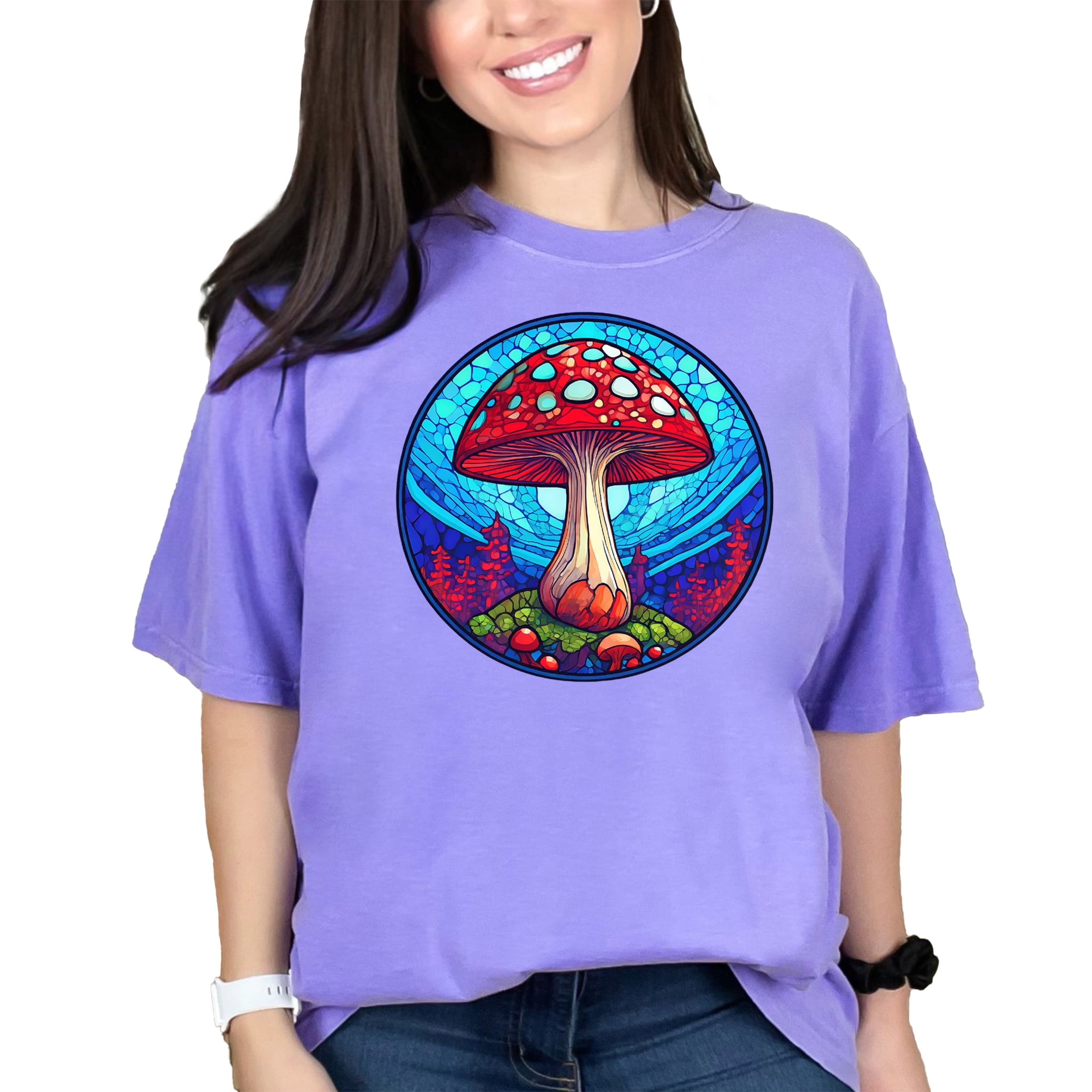 Psychedelic-Mushroom-T-shirt-