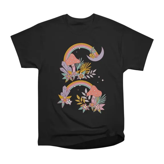 Psychedelic Mushrooms T-Shirt Tee Gift For Him Merch For Her Apparel For Friend