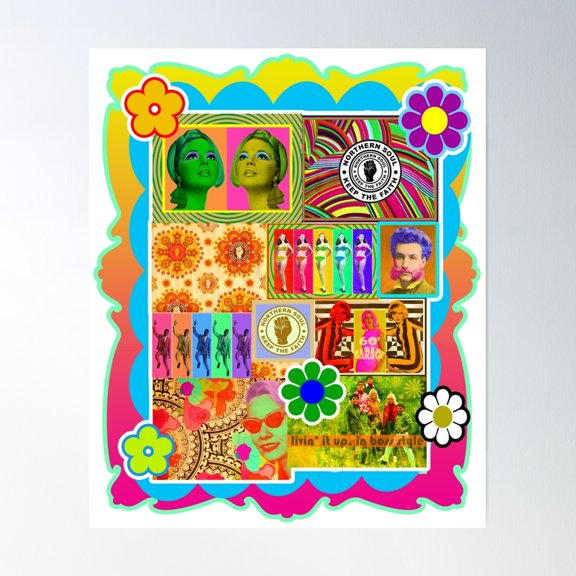 Psychedelic! Poster Wall Art, Modern Wall Decor, 8x12 UNFRAMED
