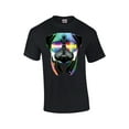 thumbnail image 1 of Psychedelic Pug Funny Short Sleeve T-shirt-Black-Large, 1 of 4