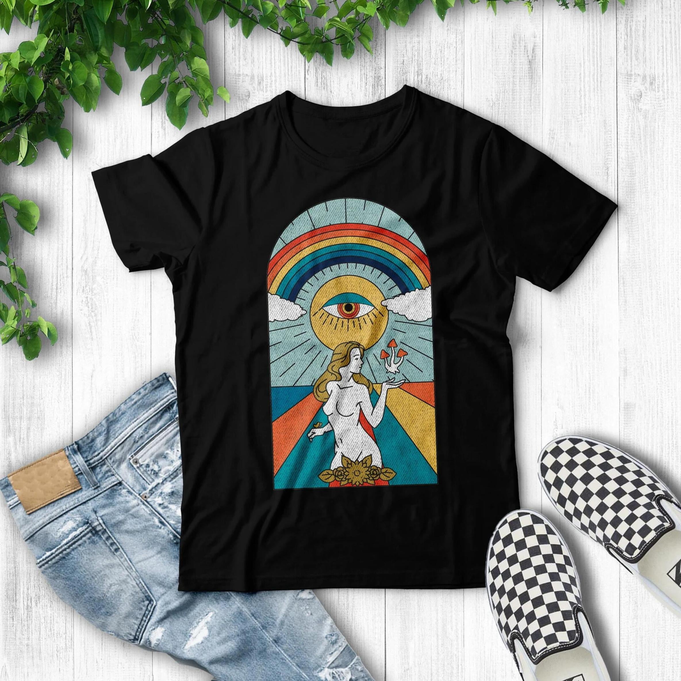 Psychedelic Trippy Eye Men's Short Sleeve Shirt main image 0