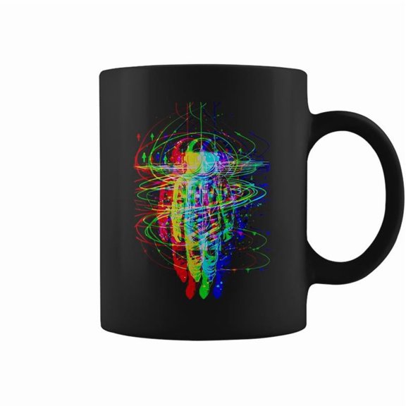 Psychedelic Spaceman Traveller Trippy Astronaut Outer Space Coffee Mugs