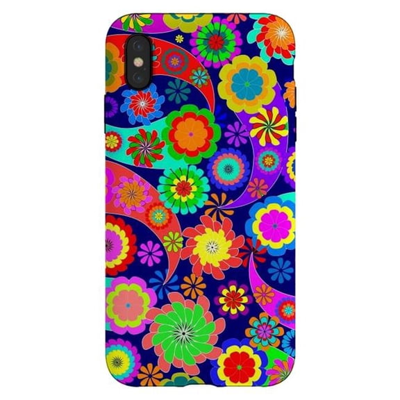 Psychedelic Spring Tough Case for iPhone XS Max