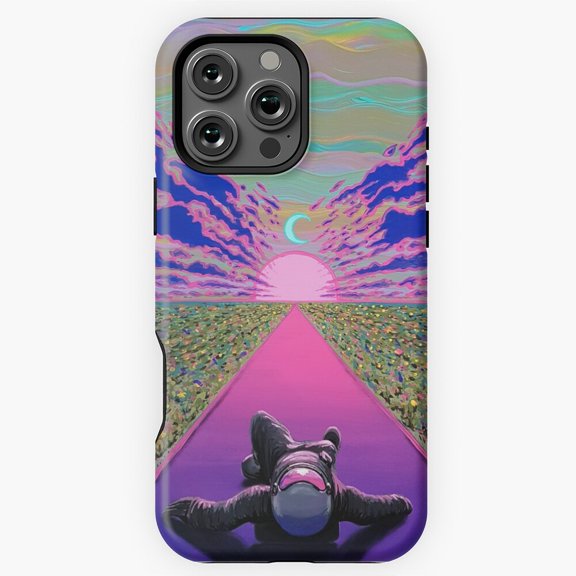 Psychedelic Sunset Trip Phone Case for iPhone 16 15 14 13 12 11 Pro Max M890780