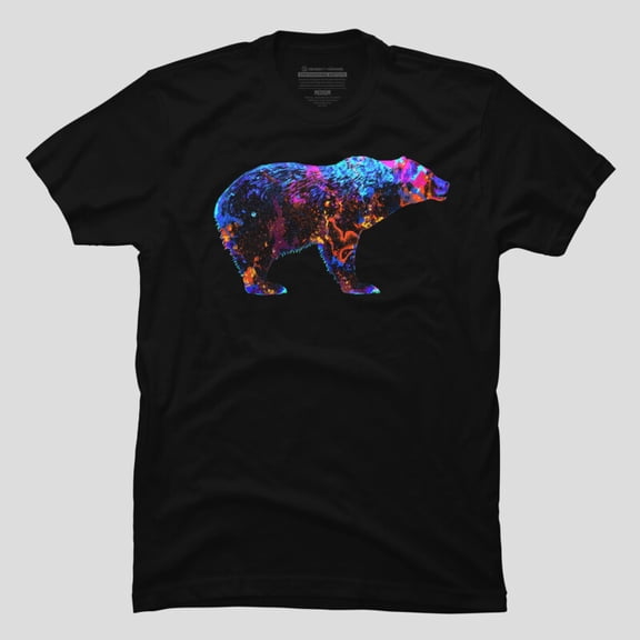 Psychedelic Universe Colorful Cosmic Abstract Space Art Unisex T-Shirt, Up to Size 5XL