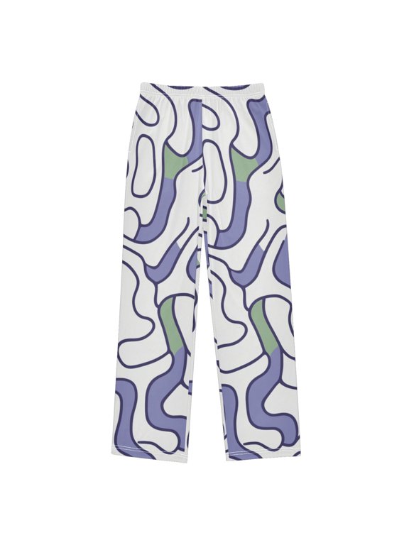 Psychedelic Waves Pajama Pants Soft Lightweight Lounge Pants Bottoms Sleep Pants Warm Comfy