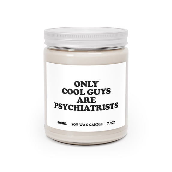 Psychiatrist Candle Gifts Home Office Decor Scented Vanilla Soy Wax