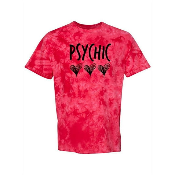Psychic And Hearts Tie-Dye Crystal Men -Smartprints Designs, Male Small
