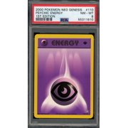 Psychic Energy Card 2000 Pokemon Neo Genesis 1st Edition #110 PSA 8