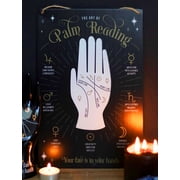 Psychic Fortune Teller Chirology Palmistry Palm Reading Metal Wall Sign Decor