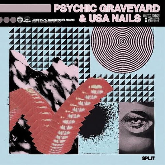 Psychic Graveyard & USA Nails - Split - Rock - Vinyl