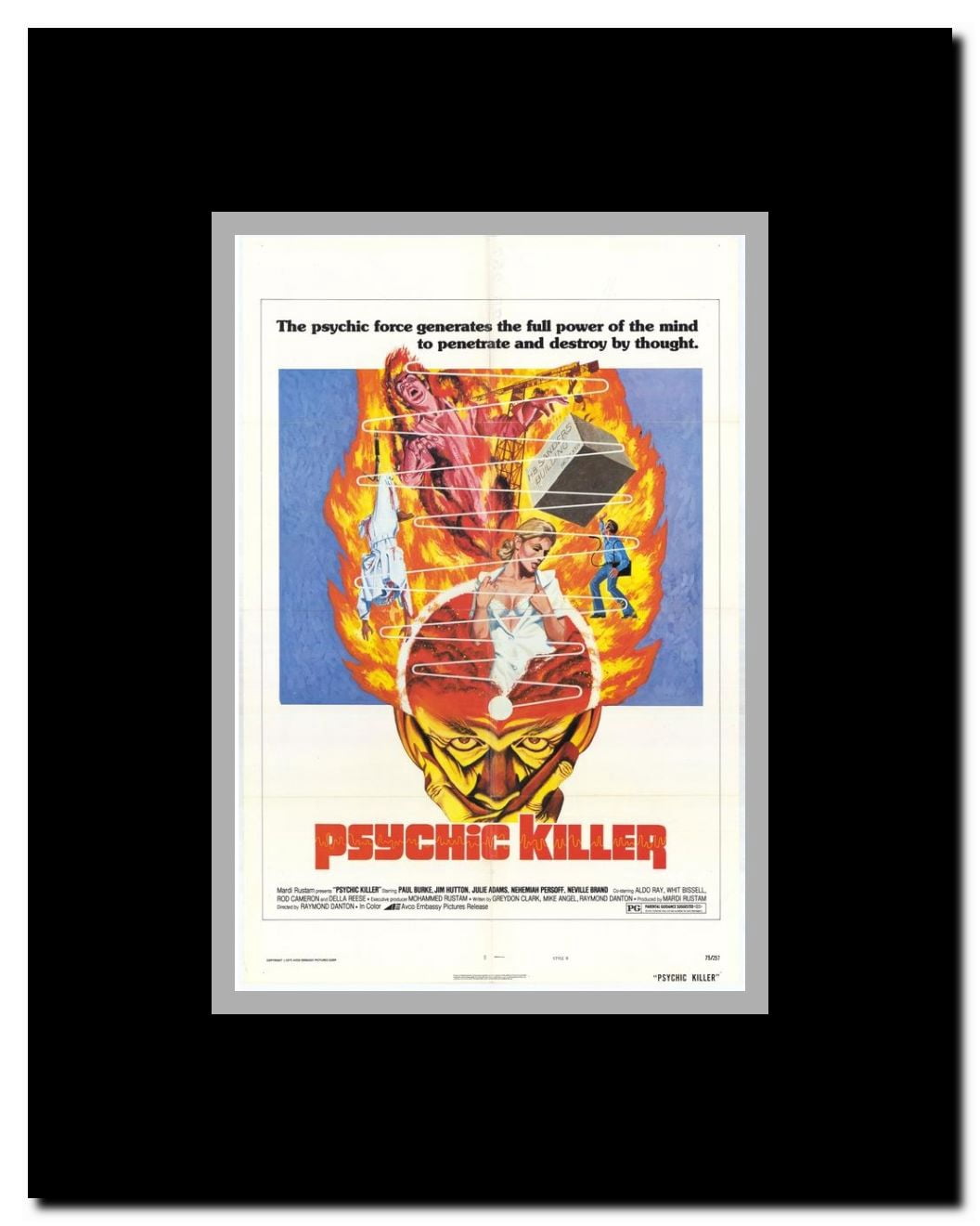 Psychic Killer Framed Movie Poster