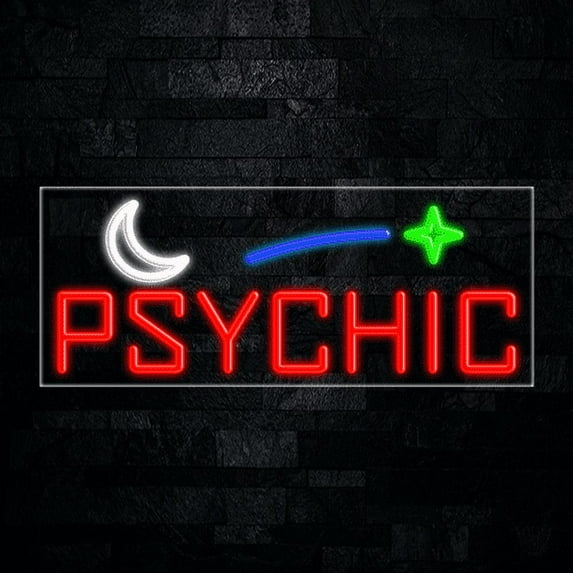 Psychic-LED Neon Sign 30"L x 12"H #30881
