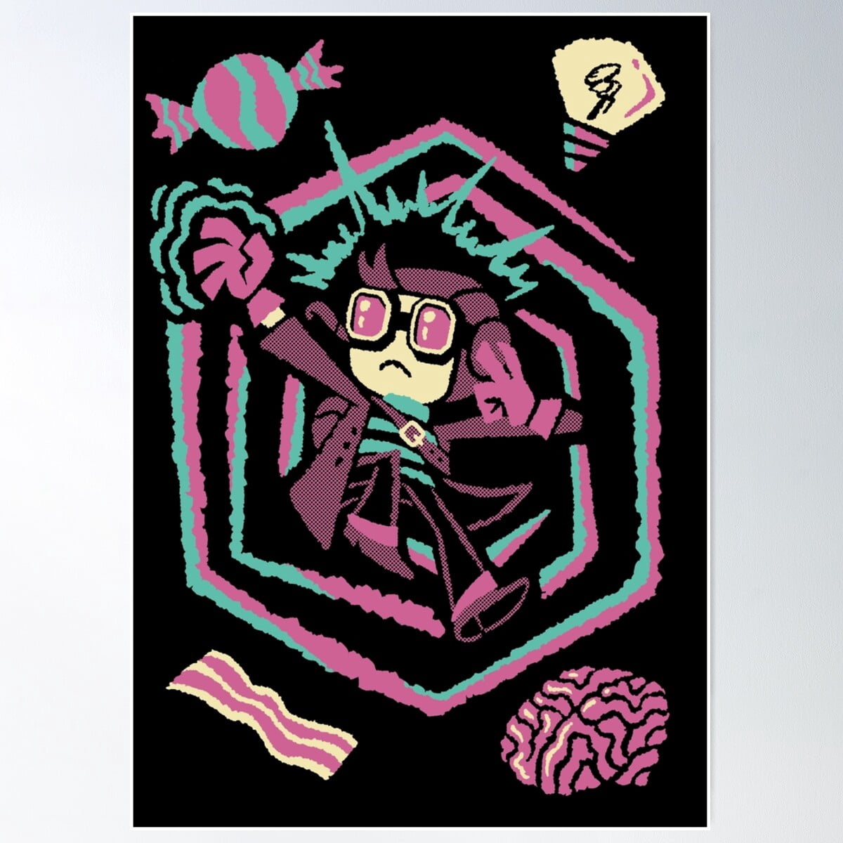 Psychic Prodigy V2 Poster Wall Art, Modern Wall Decor For Living Room ...