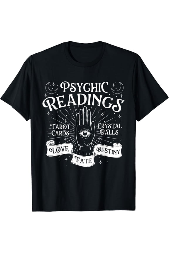 Psychic Readings - Fortune Teller Chiromancy Palm Reading T-Shirt