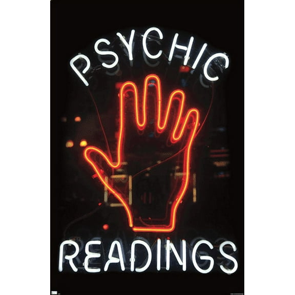 Psychic Readings Wall Poster, 22.375" x 34"