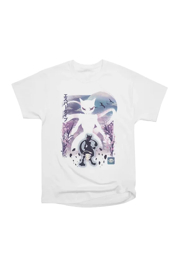 Psychic Type Landscape T-Shirt Tee Gift For Him Merch For Her Apparel For Friend