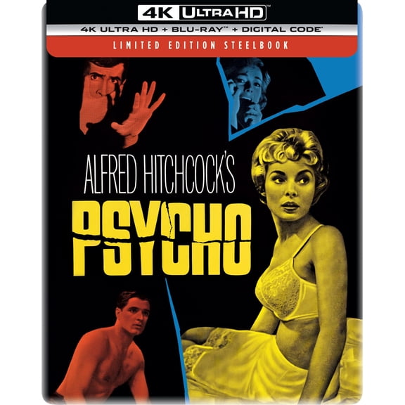 Psycho (1960) (Limited Edition Steelbook) (4K Ultra HD + Blu-ray + Digital Copy)