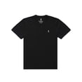 thumbnail image 1 of Psycho Bunny Classic V-Neck Black Men's Tee Shirt B6U100ARPC-BLK, 1 of 9