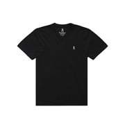 Psycho Bunny Classic V-Neck Black Mens Tee Shirt B6U100ARPC-BLK