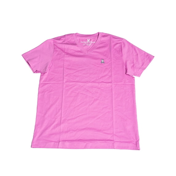 Psycho Bunny Classic V-Neck Plum Ice Purple Tee Shirt B6U100Q1PC-PLIPlum IceXS