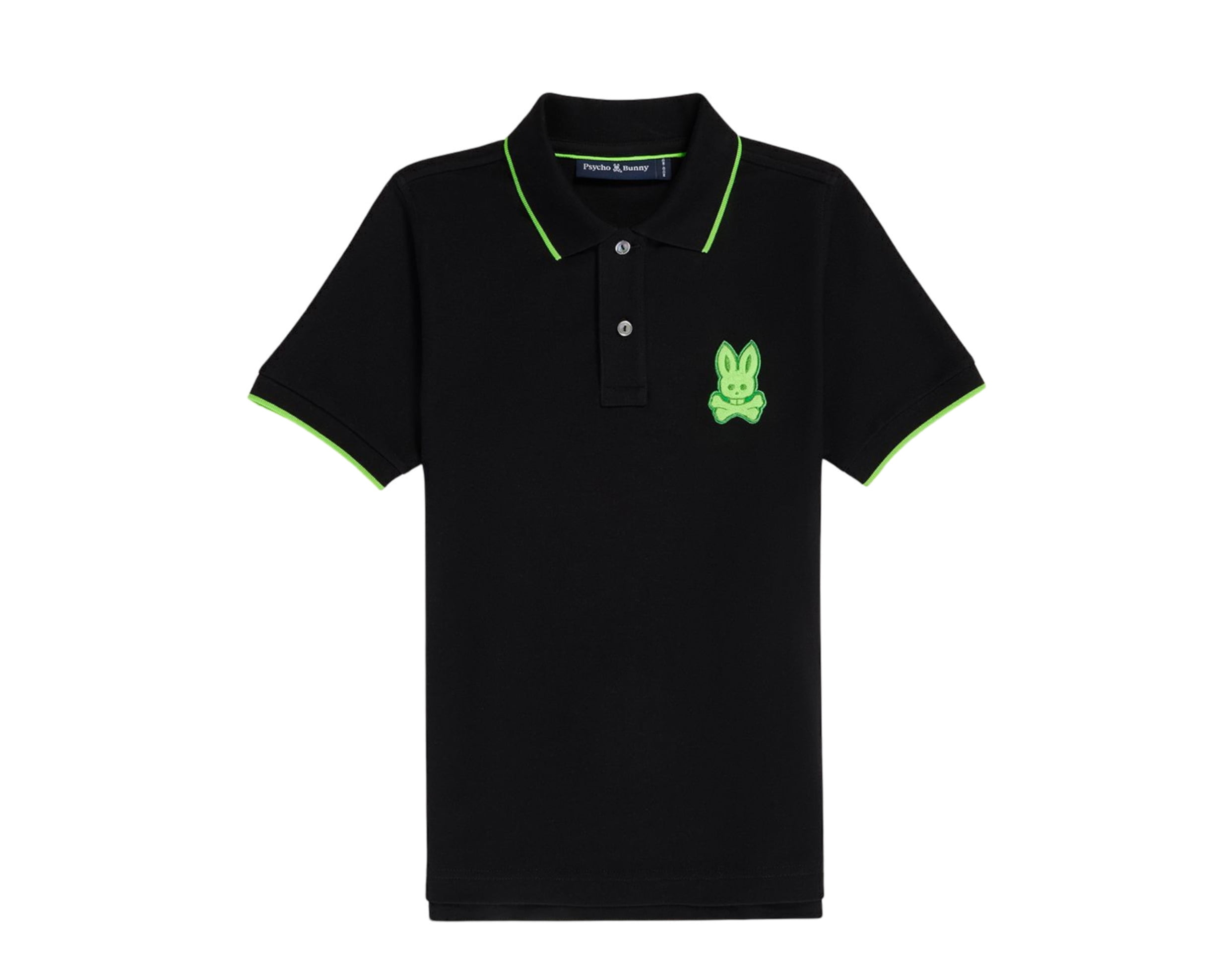 VITALIBERA 新品無使用！しょーきちくんPOLOSHIRT Psycho Bunny Cleveland Chainstitch Pique Polo Men's ShirtBlackXL