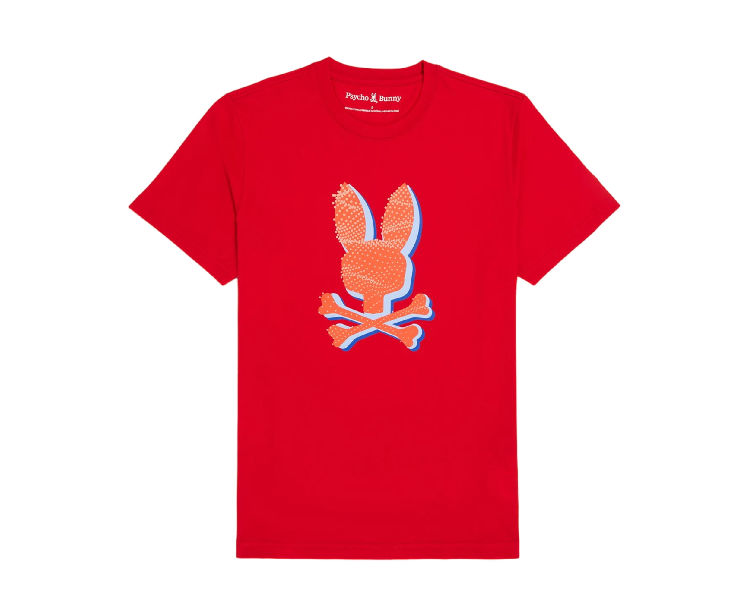 Psycho Bunny Elgin Graphic Puff Print Men's Tee ShirtBrilliant Red 2M -  Walmart.com