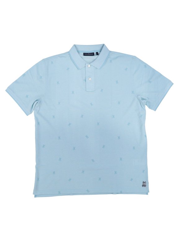 Men's Polo Shirt Graphic Mesh Collared Short Sleeve Logo M L Xl New