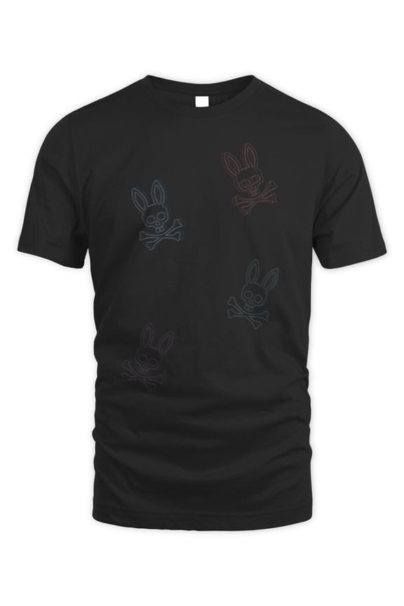 Psycho Bunny Merch Chicago All Over Bunny Pique Shirt