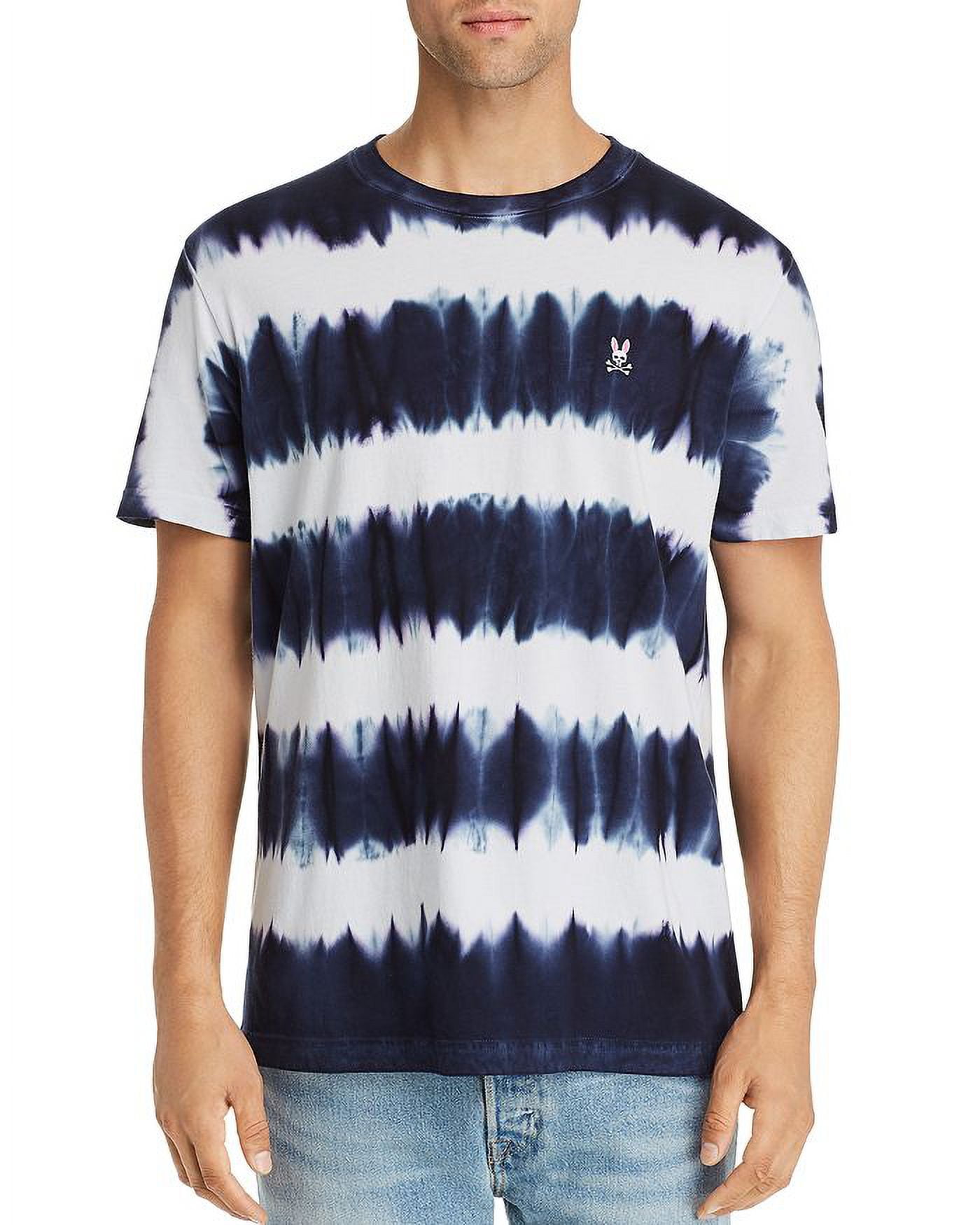 Port & Company Men's Essential Tie-Dye T-Shirt – Light Blue, 5.4 Oz 100% Cotton, Size Small