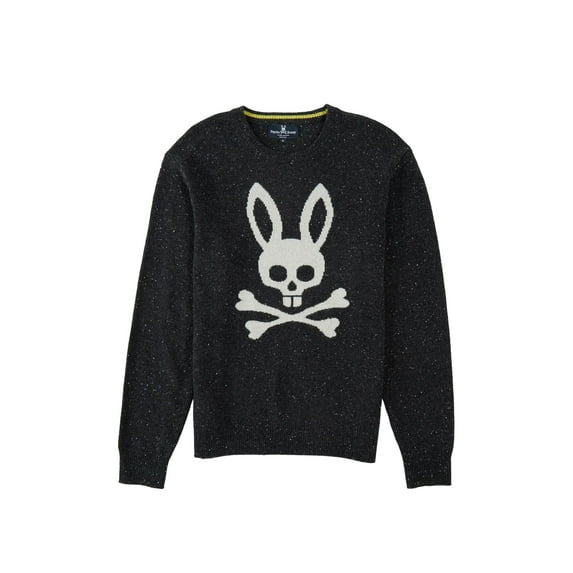 Psycho Bunny Vandam Men's Wool SweaterBlackL