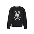 thumbnail image 1 of Psycho Bunny Vandam Men's Wool SweaterBlackM, 1 of 2