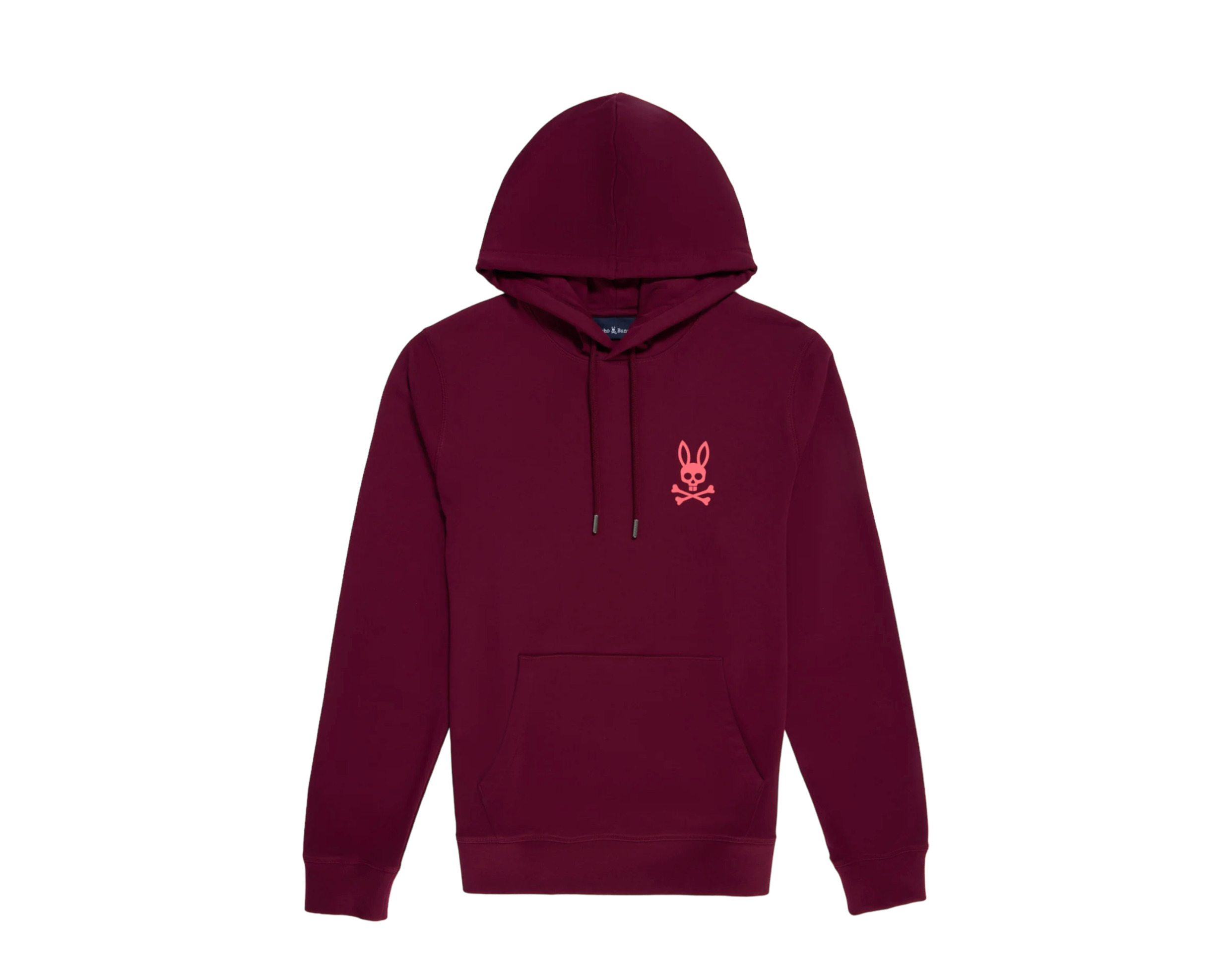 Psycho Bunny Men's Chicago HD Dotted Hoodie Crimson/Pink