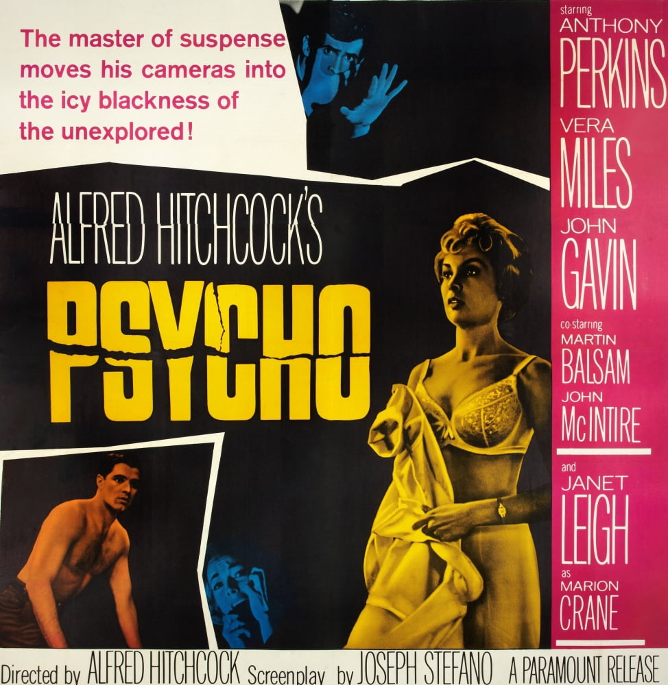 Psycho Canvas Art -  (11 x 17)