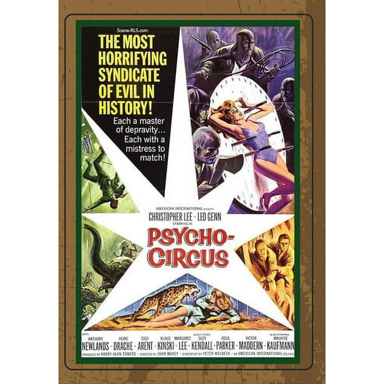 Psycho-Circus (aka Circus of Fear) (DVD), Sinister Cinema
